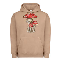Pigment Burro Autumn Mushroom Illustrations Urban Hoodie - LillyAllenDesigns