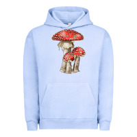 Pigment Grape Ice Autumn Mushroom Illustrations Urban Hoodie - LillyAllenDesigns
