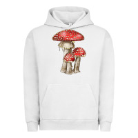 Pigment Lunar Rock Autumn Mushroom Illustrations Urban Hoodie - LillyAllenDesigns