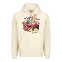 Sandshell easter bunny and basket Premium Hoodie - AdoDesignShop