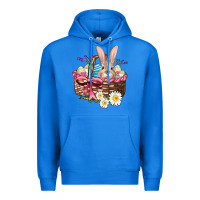 True Royal easter bunny and basket Premium Hoodie - AdoDesignShop