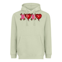 Matcha valentine's day xoxo heart balloon Heavyweight Hoodie - RanaPortraitStore
