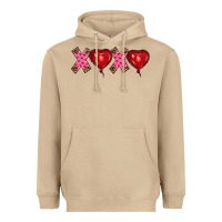 Mushroom valentine's day xoxo heart balloon Heavyweight Hoodie - RanaPortraitStore