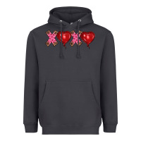 Smoke valentine's day xoxo heart balloon Heavyweight Hoodie - RanaPortraitStore