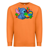 Carrot autism stitch heart Premium Sweatshirt - Zillion Design Studio