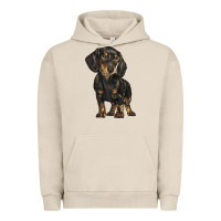 Pigment French Oak dachshund Urban Hoodie - BarkalooDesign