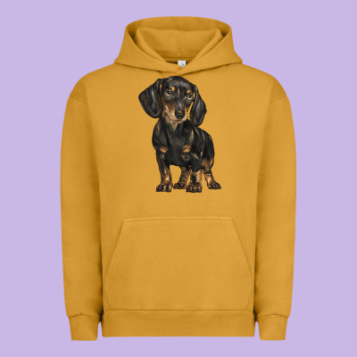 Dachshund Urban Hoodie Designed By Barkaloodesign