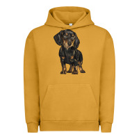 Pigment Peanut Butter dachshund Urban Hoodie - BarkalooDesign