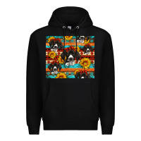 Black western german shorthaired pointer Premium Hoodie - Artiststas
