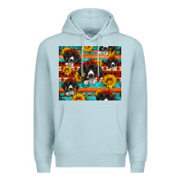 Blue Mist western german shorthaired pointer Premium Hoodie - Artiststas