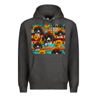 Charcoal Heather western german shorthaired pointer Premium Hoodie - Artiststas