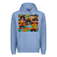 Colony Blue western german shorthaired pointer Premium Hoodie - Artiststas
