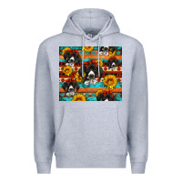 Heather Grey western german shorthaired pointer Premium Hoodie - Artiststas