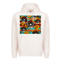 Pale Pink western german shorthaired pointer Premium Hoodie - Artiststas