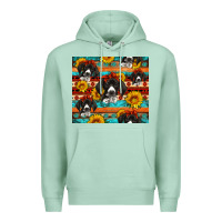Seafoam western german shorthaired pointer Premium Hoodie - Artiststas