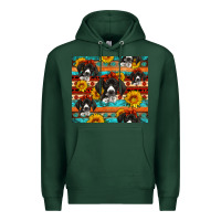 Sports Green western german shorthaired pointer Premium Hoodie - Artiststas
