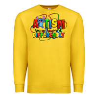 Lemon autism stitch seeing the world differently Premium Sweatshirt - Zillion Design Studio