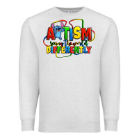 Autism Stitch Seeing The World Differently Premium Sweatshirt | Teevron