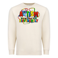 Sandshell autism stitch seeing the world differently Premium Sweatshirt - Zillion Design Studio