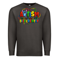 Smoke autism stitch seeing the world differently Premium Sweatshirt - Zillion Design Studio