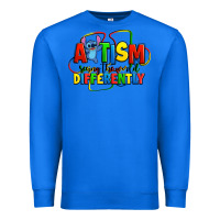 True Royal autism stitch seeing the world differently Premium Sweatshirt - Zillion Design Studio