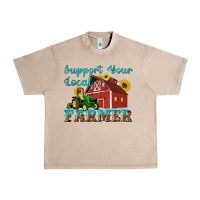 French Oak western support your local farmer Urban Heavy Tee - Artiststas