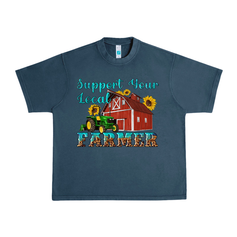 Western Support Your Local Farmer Urban Heavy Tee by Artiststas | Teevron