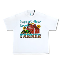 White western support your local farmer Urban Heavy Tee - Artiststas