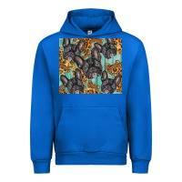 Cobalt french bulldog Urban Hoodie - BarkalooDesign