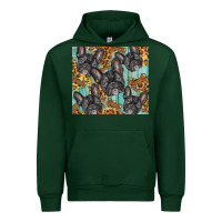 Forest Green french bulldog Urban Hoodie - BarkalooDesign