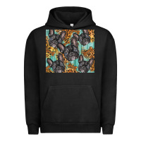 Pigment Black french bulldog Urban Hoodie - BarkalooDesign