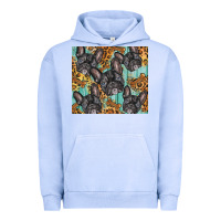 Pigment Grape Ice french bulldog Urban Hoodie - BarkalooDesign