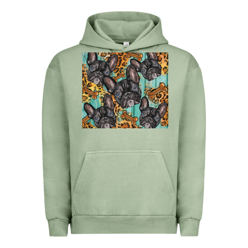 French Bulldog Urban Hoodie by BarkalooDesign | Teevron