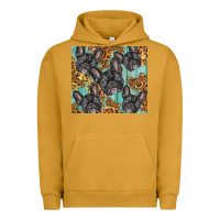 Pigment Peanut Butter french bulldog Urban Hoodie - BarkalooDesign