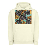 Pigment Pistachio french bulldog Urban Hoodie - BarkalooDesign