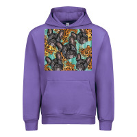 Tulip french bulldog Urban Hoodie - BarkalooDesign