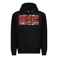 Black dachshund puppy license plate Premium Hoodie - Artiststas