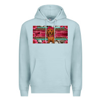 Blue Mist dachshund puppy license plate Premium Hoodie - Artiststas