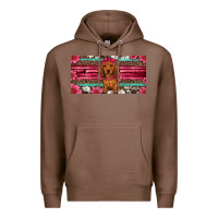 Chestnut dachshund puppy license plate Premium Hoodie - Artiststas