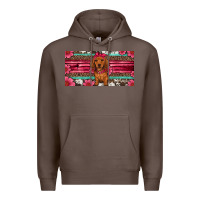 Coffee dachshund puppy license plate Premium Hoodie - Artiststas