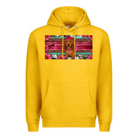 Lemon dachshund puppy license plate Premium Hoodie - Artiststas