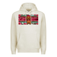 Oatmeal Heather dachshund puppy license plate Premium Hoodie - Artiststas