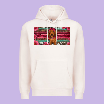 Dachshund Puppy License Plate Premium Hoodie Designed By Artiststas