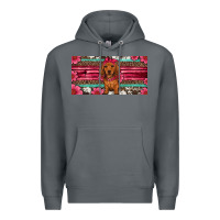Rock dachshund puppy license plate Premium Hoodie - Artiststas
