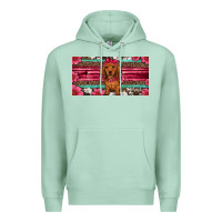 Seafoam dachshund puppy license plate Premium Hoodie - Artiststas