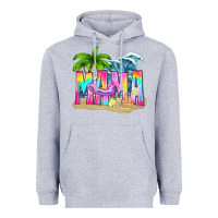 Heather Grey summer mama Heavyweight Hoodie - texasbilliewilder