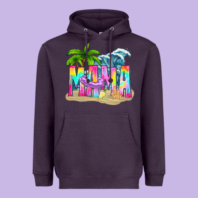 Summer Mama Heavyweight Hoodie Designed By Texasbilliewilder