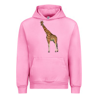 Fuchsia Pink giraffe Urban Hoodie - LillyAllenDesigns