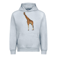 Heather Grey giraffe Urban Hoodie - LillyAllenDesigns