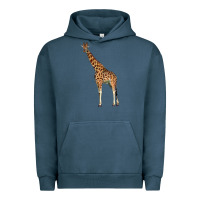 Pigment Midnight Navy giraffe Urban Hoodie - LillyAllenDesigns